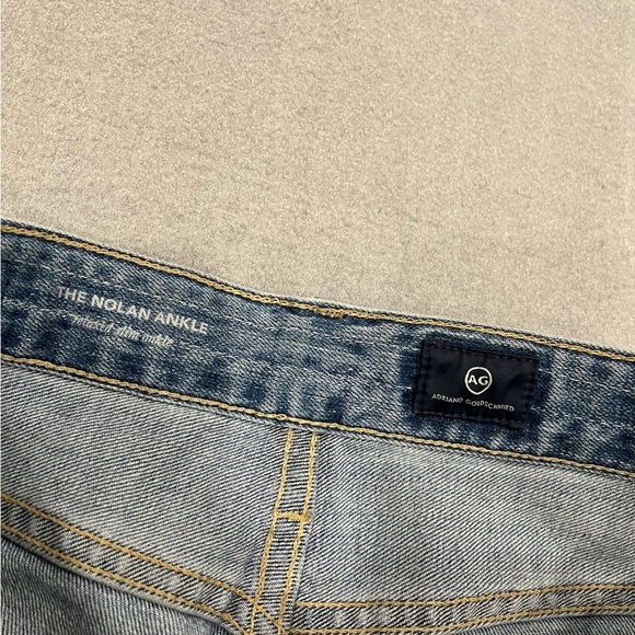 [26R]AG Adriano Goldschmied The Nolan Ankle Relaxed Slim Ankle Distressed Jeans - Picture 3 of 8